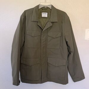 Old Navy Army Green Waterproof Field Jacket